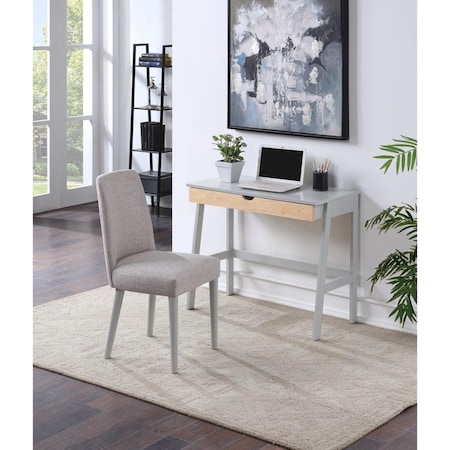 Kd Hilton Desk, Gray & Natural KD3005094